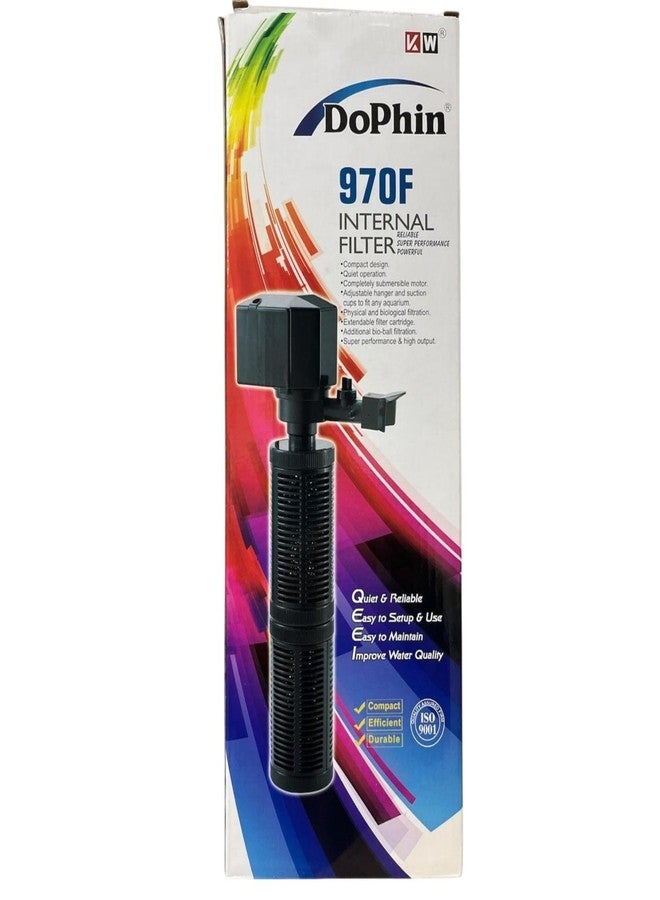 TUNAI Dophin 970F Internal Filter for Aquarium Fish Tank | Completely Submersible Motor | Output: 1400/1500 L/H | Suitable for Fish Tank Size 180L | (Original from Tunai Store) - Image 1